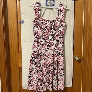 WHBM Floral Sleeveless Dress